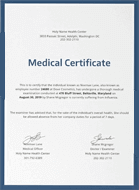 Certificat de calitate Farmacin